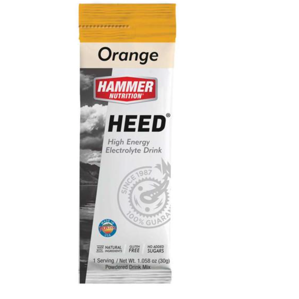 Heed naranja Hammer nutrition