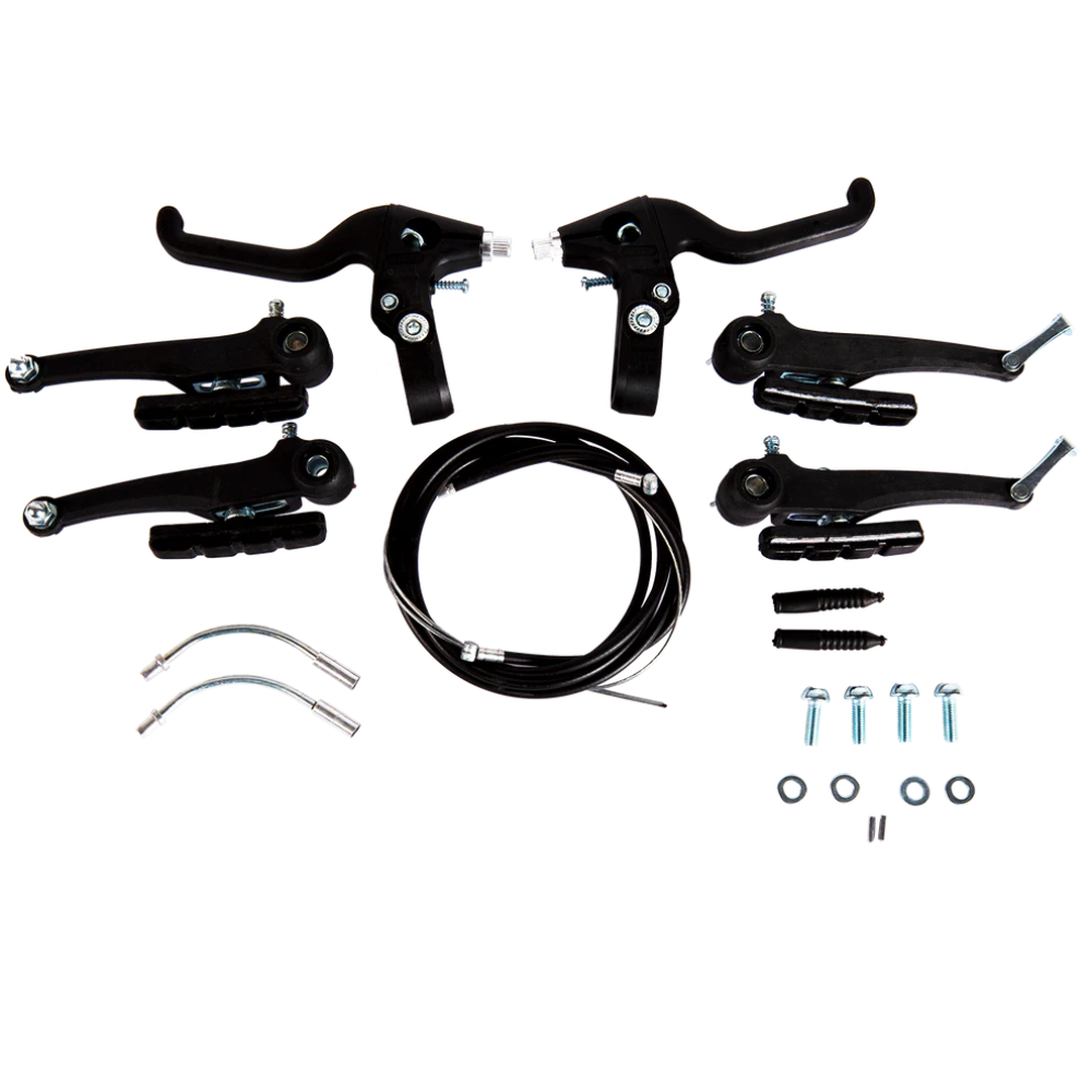 Juego de freno v-brake acero/plastico