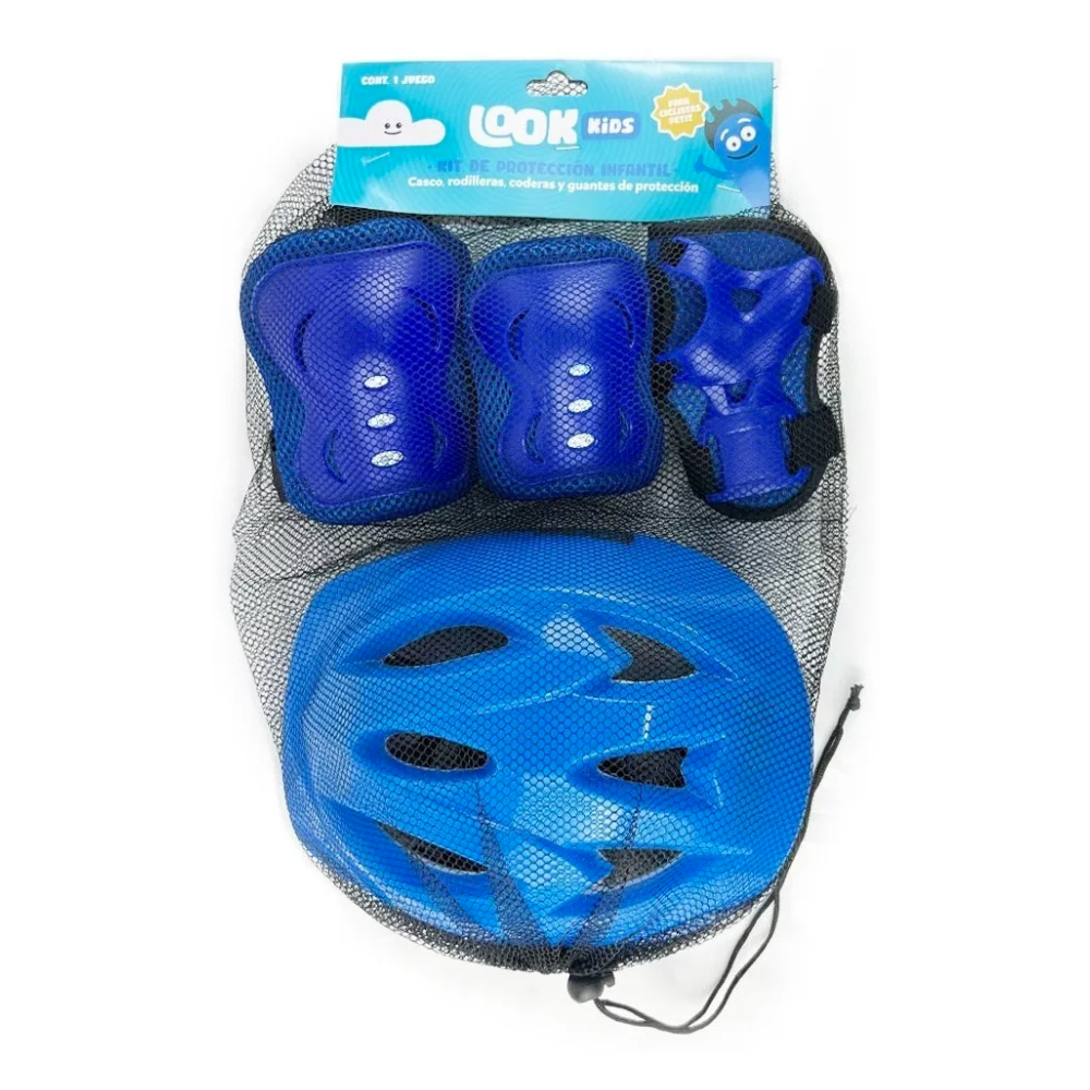Kit De Casco Infantil (niño) Para Bicicleta, Protección
