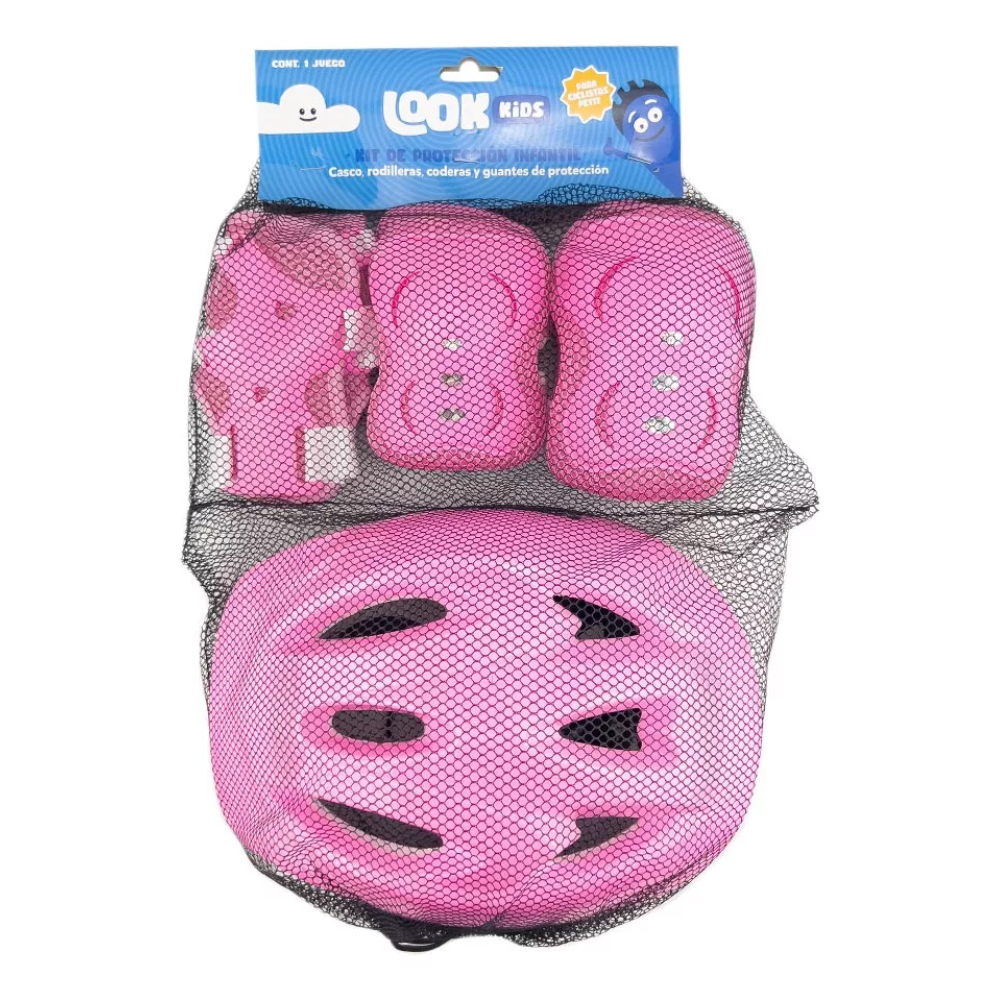 Kit De Casco Infantil (niño) Para Bicicleta, Protección