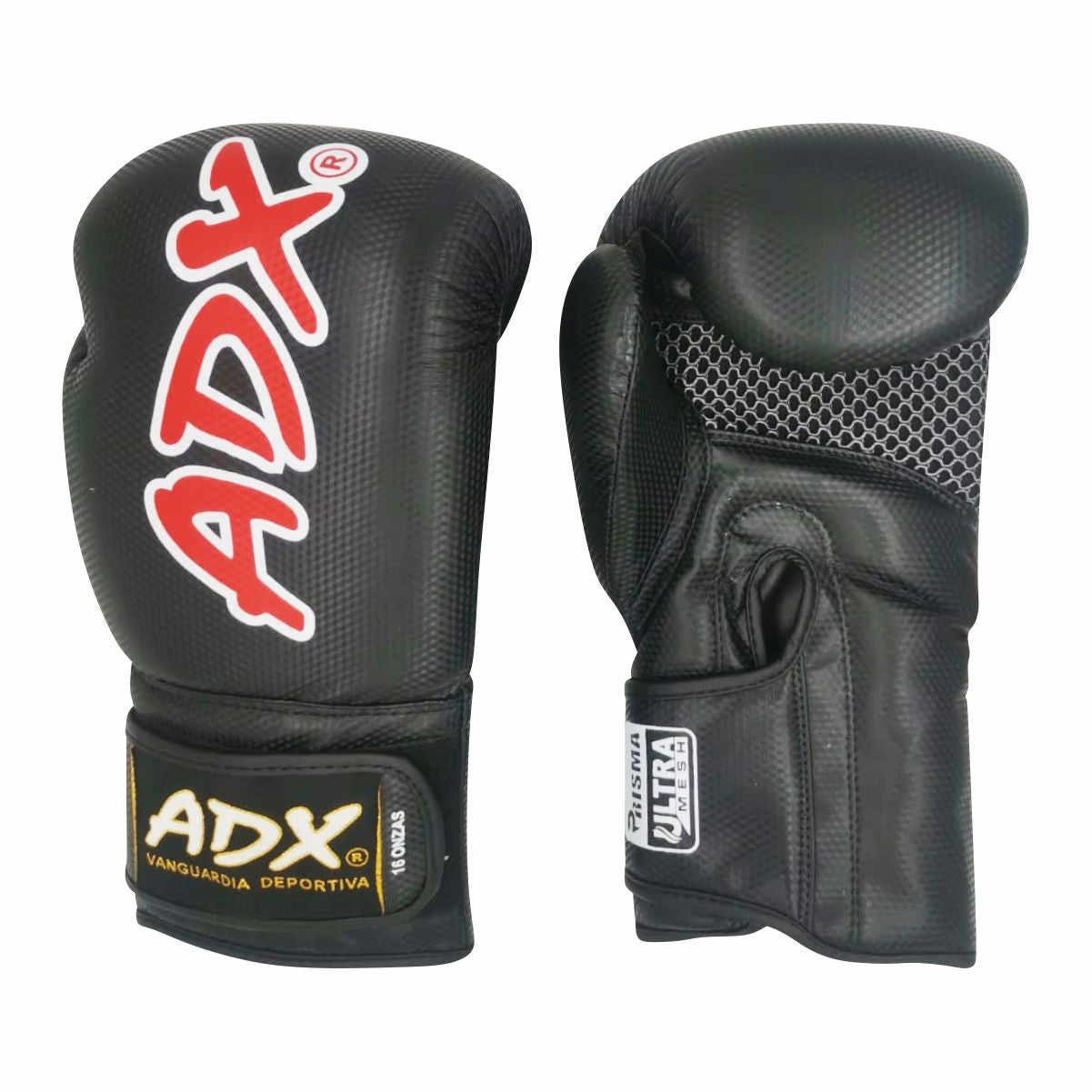 GUANTE DE BOX ADX PRISMA 3 NEGRO