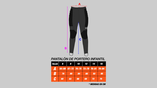 Pantalon Buffon para portero largo Infantil