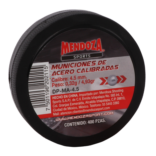 Municion de acero 4.5 c/400 pza - Rogelio Bicicletas