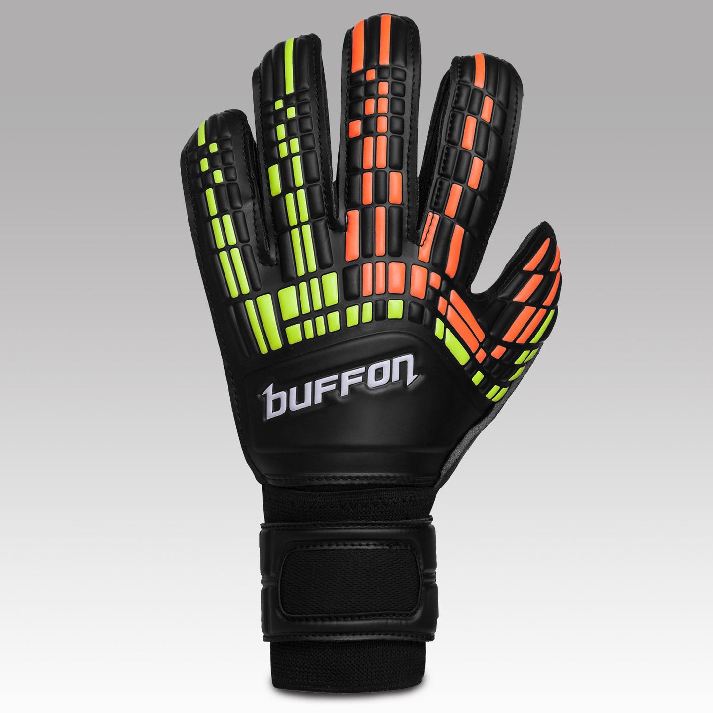 GUANTE PORTERO BUFFON PIXEL [NEGRO/NEON/NARANJA]