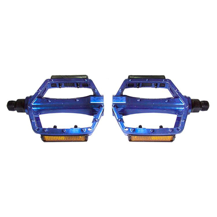 PEDALES PARA BICICLETA BENOTTO 9/16 PLASTICO AZUL