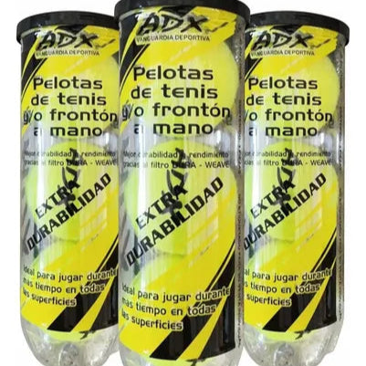 PELOTA DE TENIS ADX 3 PZA