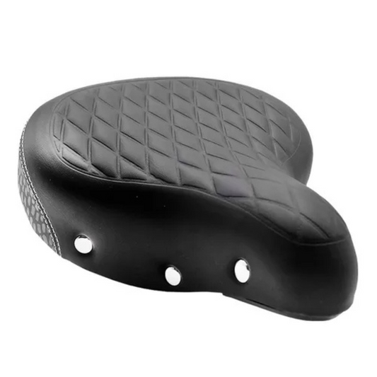 ASIENTO ALTREGO ROMBO NEGRO CON REMACHES