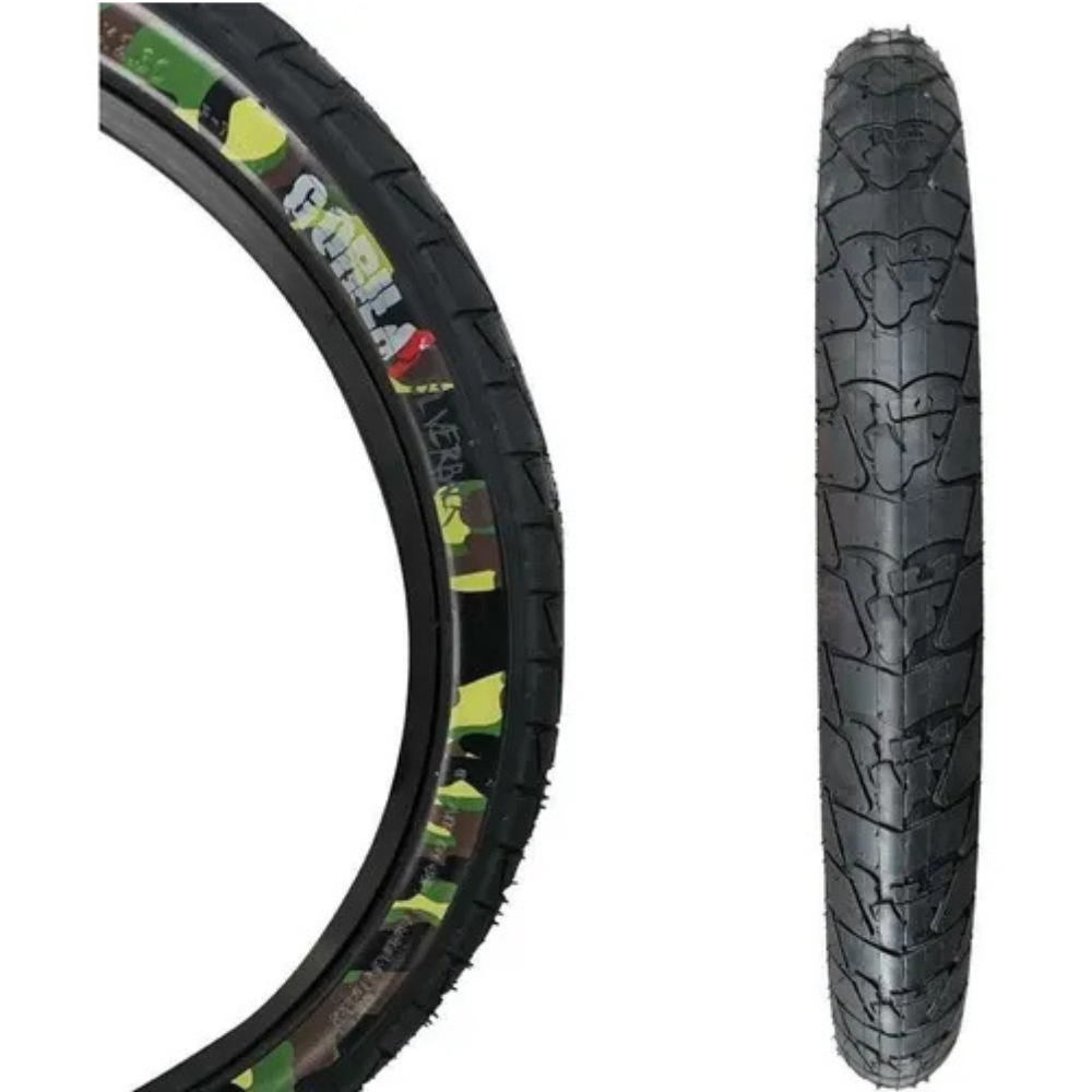 Llanta 20 X 2.30 Gorila Negra Camo - Rogelio Bicicletas