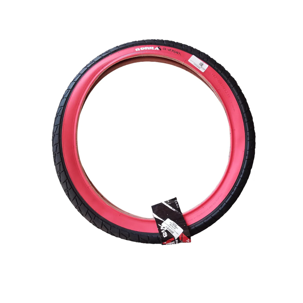 LLANTA 20X2.30 BMX GORILA ROJA/NEGRA