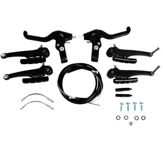 Juego de freno v-brake acero/plastico