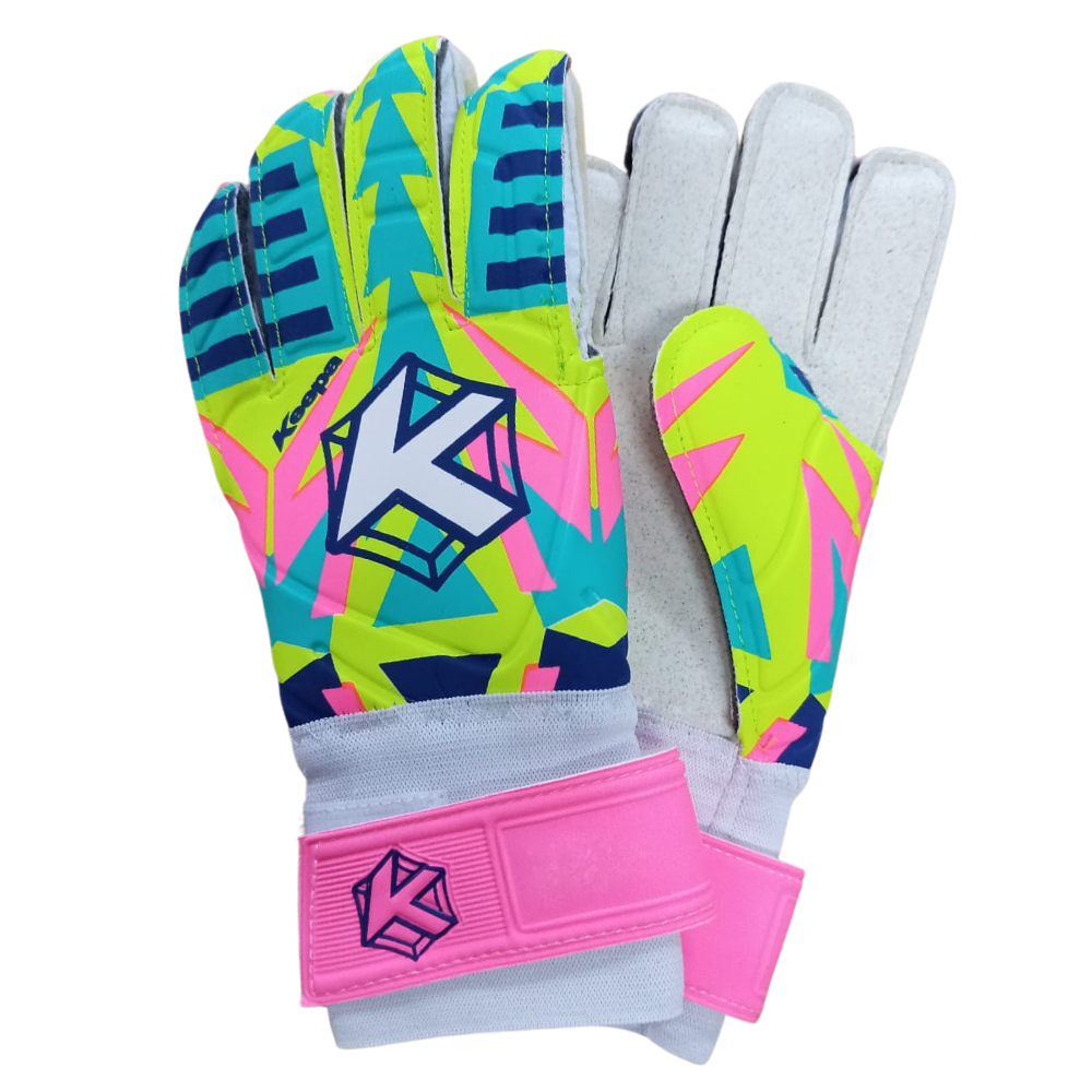GUANTE PORTERO KEEPA [ROSA/NEON/AZUL]