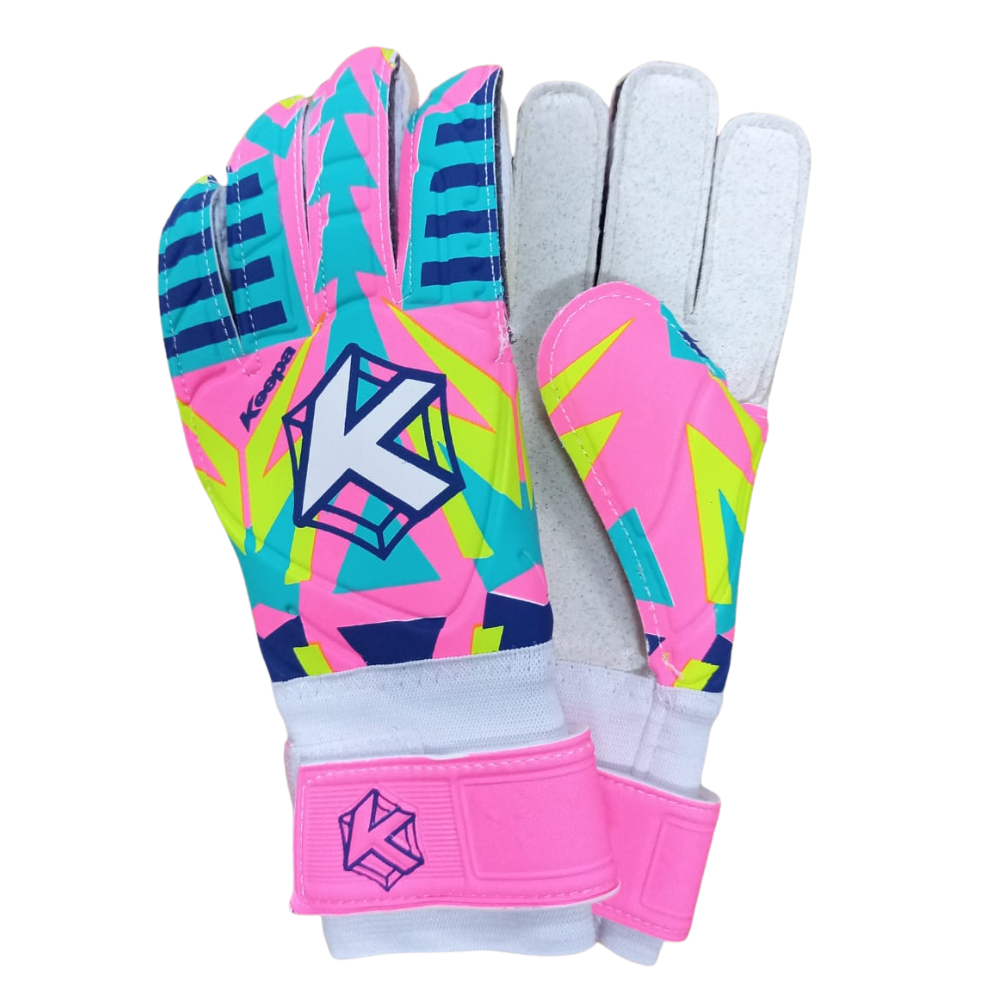 GUANTE PORTERO KEEPA [ROSA/AZUL/NEON]