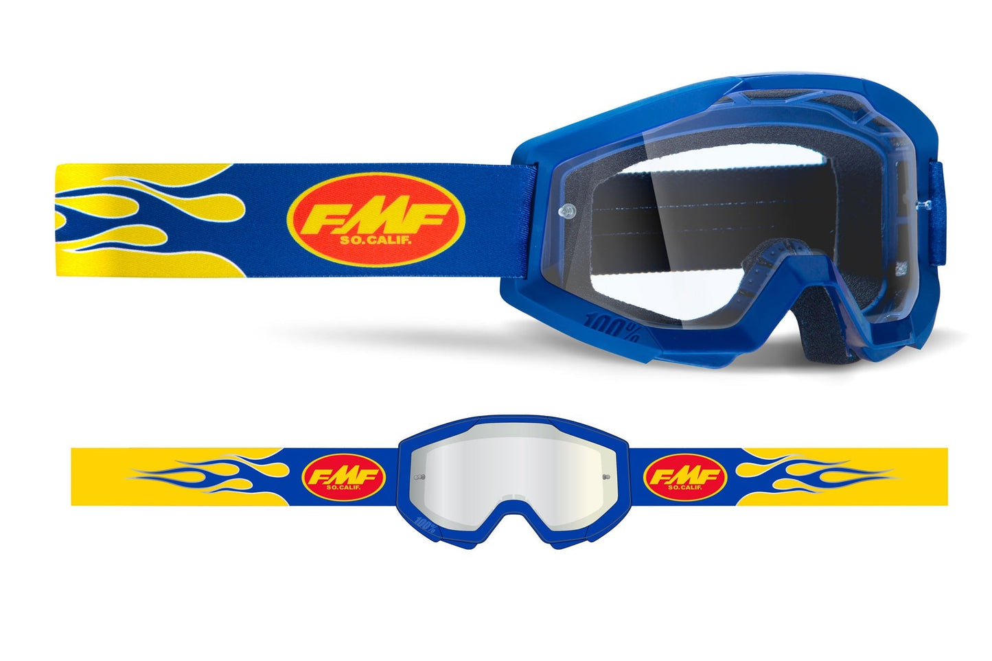 Goggle Powercore Flame - Navy clear lens