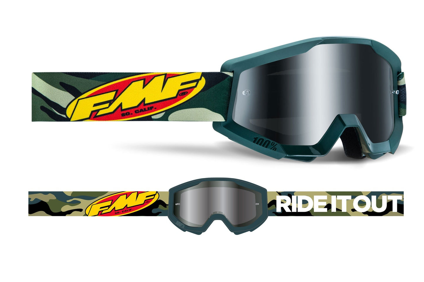 Goggle Powercore Core Camo - Mirror silver lens