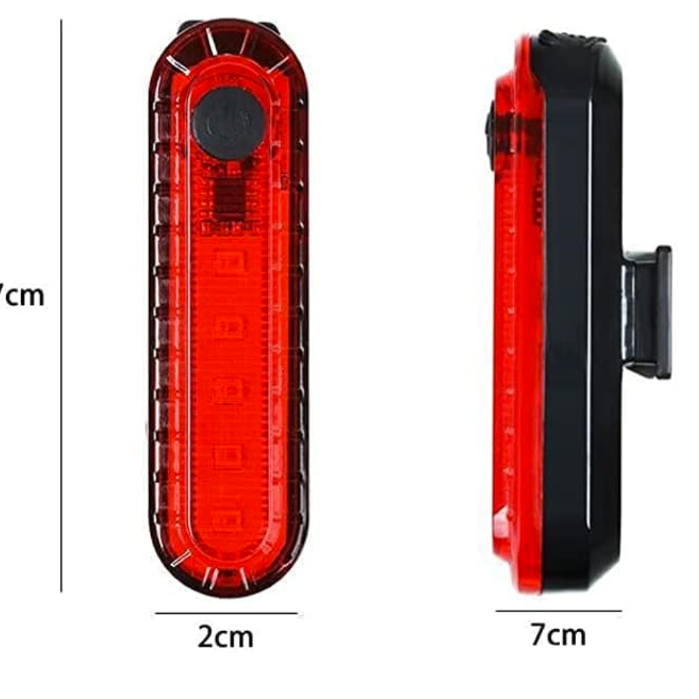 Luz trasera recargable