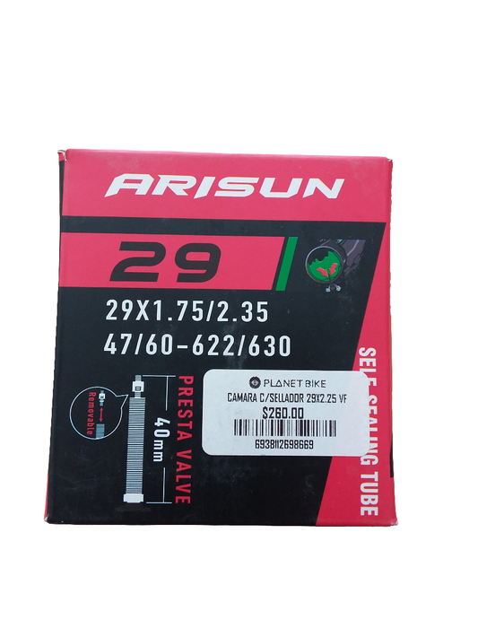 CAMARA 29 X 1.75/2.35 ARISUN C/SELLADOR V/F