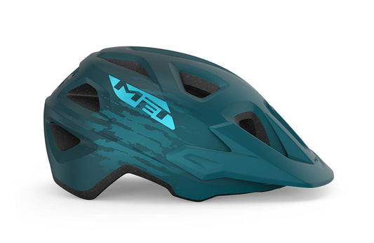 Casco Met Echo [Petrol Blue] - Rogelio Bicicletas