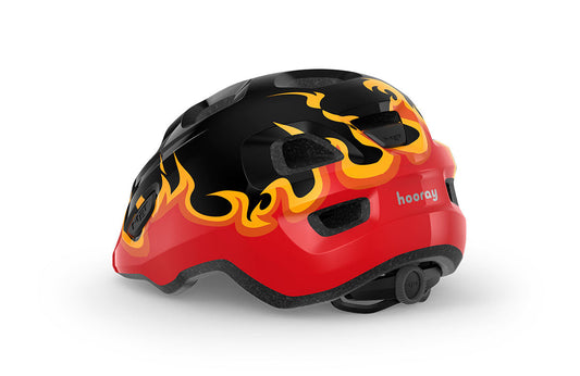 Casco Hooray [Negro flama] - Rogelio Bicicletas