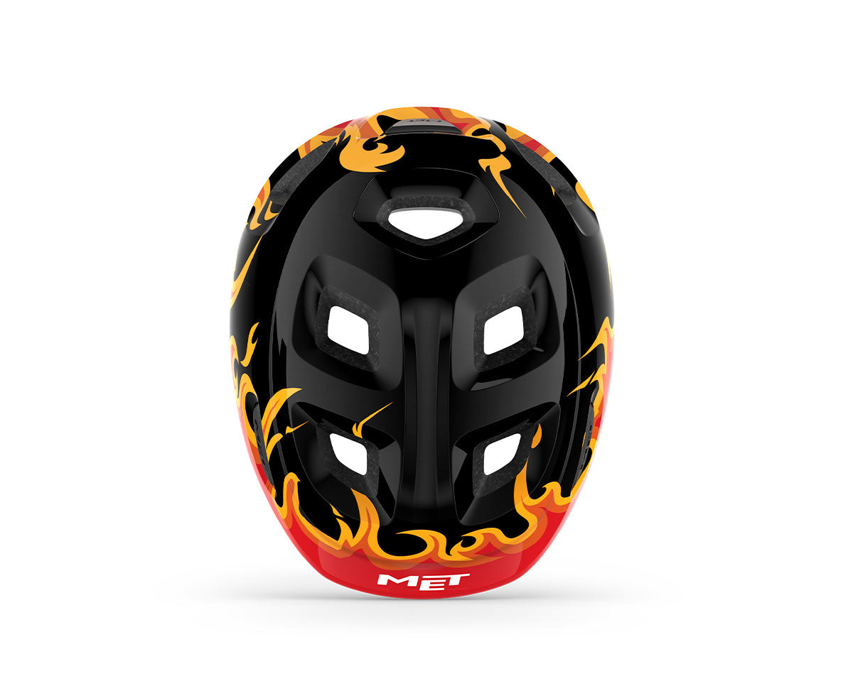 Casco Hooray [Negro flama] - Rogelio Bicicletas